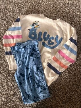 Bluey girls size 7/8 set